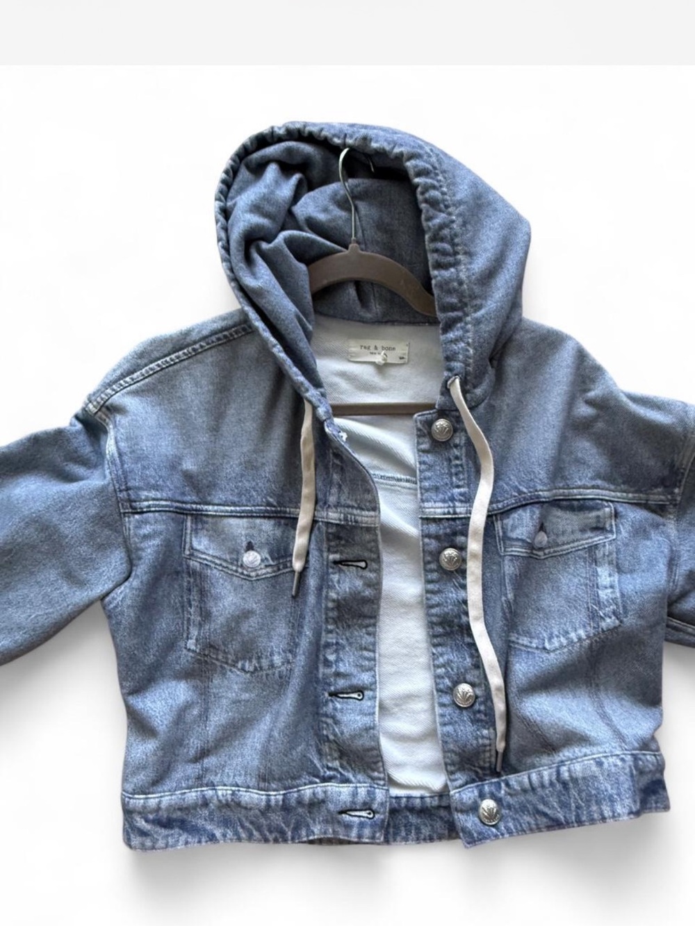 Rag & Bone Faux Denim Jacket - Picture 3 of 6